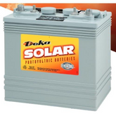 MK Power 8G8VGC-DT-DEKA, 8V, 140AH, 20 HR Rate TO 1.75 VPC, Photovoltaic Battery.